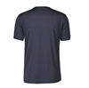 TRAIL FLOW A MANICHE CORTE METAL BLUE/DARK BLUE