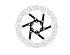 DISCO 6 FORI ROAD SPESSORE 1.8 MM - 160 MM, ARGENTO