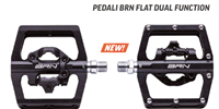 PEDALI BRN FLAT DUAL FUNCTION NERI