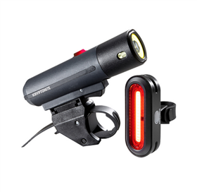 KIT LUCI ALLEY F-800 (800 LUMEN) + AVENUE R-75 COB - NERO