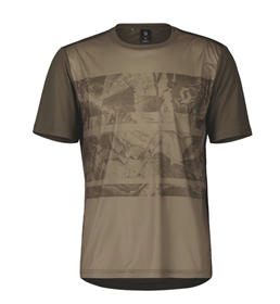  Maglia da uomo SCOTT Trail Flow a maniche corte  shadow brown
